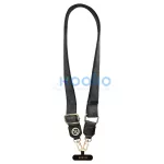 Univerzális kulcstartó pánt Guess CBDY 4G Tether Patch Strass Metal Logo fekete