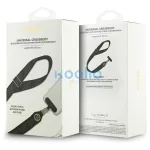 Univerzális kulcstartó pánt Guess CBDY 4G Tether Patch Strass Metal Logo fekete