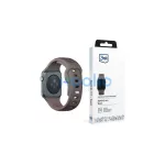 3MK szilikon óraszíj Apple Watch 42/44/45/49mm készülékhez szürkésbarna