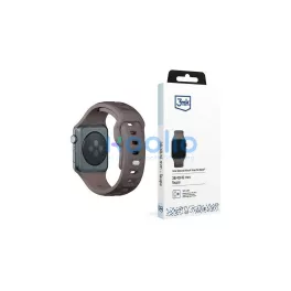   3MK szilikon óraszíj Apple Watch 42/44/45/49mm készülékhez szürkésbarna