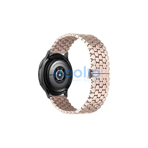 Beline óra szíj 20mm Metal Honeycomb, rózsaarany, rózsaarany doboz