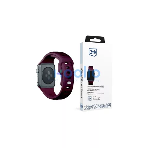 3MK szilikon óra szíj mulberry Apple Watch készülékhez 42/44/45/49mm