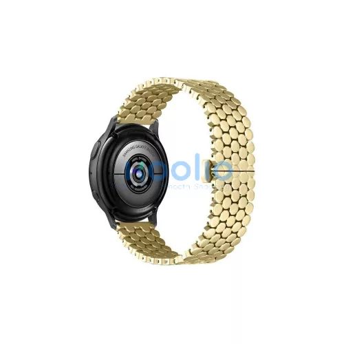 Beline óra szíj 20mm Metal Honeycomb – arany/arany box