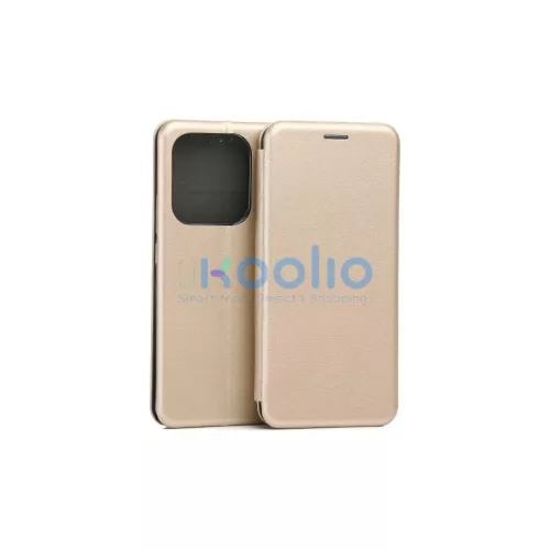 Beline Case Book Magnetic Redmi Note 14 5G készülékhez tok arany