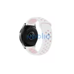 Beline Óraszíj 20mm Sport Silicone fehér/rózsaszín doboz
