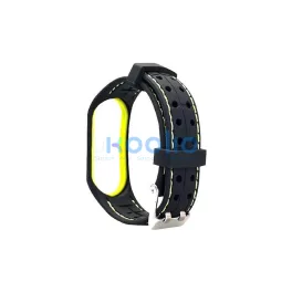   Beline Mi Band 7 okos szíj Mi Band 7 készülékhez fekete / lime zöld