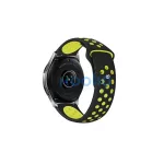 Beline 20mm Sport Silicone óra szíj doboz – fekete/sárga