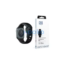   3MK szilikon óraszíj Apple Watch készülékhez 42/44/45/49mm fekete