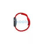 3MK szilikon óraszíj Apple Watch 38/40/41mm készülékhez, piros