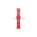 3MK szilikon óraszíj Apple Watch 38/40/41mm készülékhez, piros