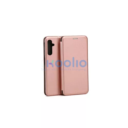 Beline Case Book Magnetic Samsung A25 5GA256 készülékhez tok rózsaarany