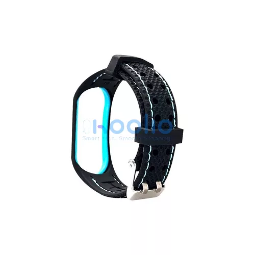 Beline szíj Mi Band 7 Sport készülékhez fekete/kék