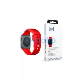   3MK szilikon óracsíj Apple Watch 42/44/45/49mm készülékhez piros