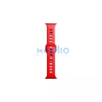 3MK szilikon óracsíj Apple Watch 42/44/45/49mm készülékhez piros