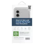 UNIQ Swivix tok iPhone 16 készülékhez 360 Rotating Kickstand átlátszó
