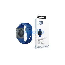   3MK szilikon óraszíj Apple Watch 38/40/41mm készülékhez kék