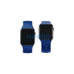 3MK szilikon óraszíj Apple Watch 38/40/41mm készülékhez kék
