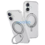 UNIQ Swivix tok iPhone 16 Plus készülékhez 360 Rotating Kickstand átlátszó