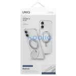 UNIQ Swivix tok iPhone 16 Plus készülékhez 360 Rotating Kickstand átlátszó