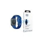 3MK szilikon óraszíj Apple Watch 42/44/45/49mm készülékhez kék