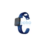 3MK szilikon óraszíj Apple Watch 42/44/45/49mm készülékhez kék