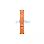 3MK szilikon óraszíj Apple Watch 38/40/41mm készülékhez narancssárga