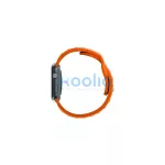 3MK szilikon óraszíj Apple Watch 42/44/45/49mm készülékhez narancssárga