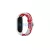 Beline Mi Band 7/6/5 szíj készülékhez, Textilered/fehér, piros/fehér
