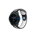 Beline óraszíj 22mm Sport Silicone doboz, fekete/fehér