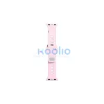 3MK szilikon óraszíj Apple Watch 38/40/41 mm készülékhez púderrózsaszín