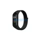 Beline Mi Band 7/6/5/4/3 NylonLoop szíj fekete
