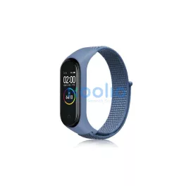 Beline Mi Band 7/6/5/4/3 készülékhez NylonLoop szíj kék