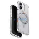 UNIQ Swivix tok iPhone 17 készülékhez 360 Rotating Kickstand átlátszó