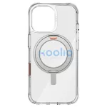UNIQ Swivix tok iPhone 17 készülékhez 360 Rotating Kickstand átlátszó