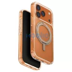 UNIQ Swivix tok iPhone 17 Pro készülékhez 360 fokos forgatható állvánnyal arany
