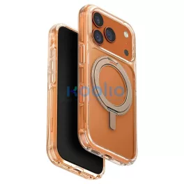  UNIQ Swivix tok iPhone 17 Pro készülékhez 360 fokos forgatható állvánnyal arany