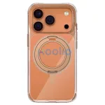 UNIQ Swivix tok iPhone 17 Pro készülékhez 360 fokos forgatható állvánnyal arany