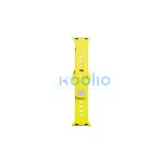 3MK szilikon óra szíj Apple Watch 42/44/45/49mm készülékhez sárga