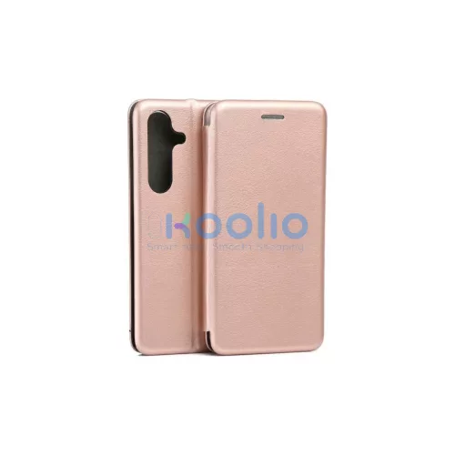 Beline Book mágneses tok Samsung S25 készülékhez rózsarózsaszín