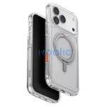 UNIQ Swivix tok iPhone 17 Pro Max készülékhez 360 Rotating Kickstand átlátszó