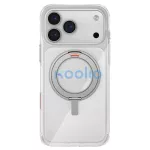 UNIQ Swivix tok iPhone 17 Pro Max készülékhez 360 Rotating Kickstand átlátszó