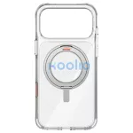 UNIQ Swivix tok iPhone 17 Pro Max készülékhez 360 Rotating Kickstand átlátszó
