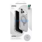 UNIQ Swivix tok iPhone 17 Pro Max készülékhez 360 Rotating Kickstand átlátszó