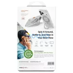 UNIQ Swivix tok iPhone 17 Pro Max készülékhez 360 Rotating Kickstand átlátszó
