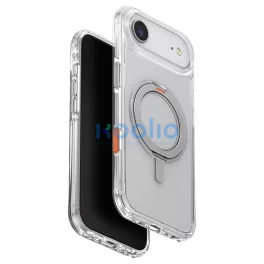   UNIQ Swivix tok iPhone Air készülékhez – 360 Rotating Kickstand, átlátszó