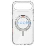 UNIQ Swivix tok iPhone Air készülékhez – 360 Rotating Kickstand, átlátszó