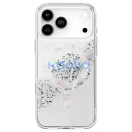   UNIQ Coehl Crystelle tok iPhone 17 Pro Max készülékhez, mágneses töltéssel, ezüst
