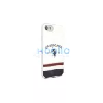 US Polo USHCI8PCSTRB iPhone 7/8/SE 2020/ SE 2022 készülékhez tok fehér Tricolor Pattern Collection