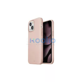   UNIQ Lino Case tok iPhone 13/14/15 6,1" készülékhez púderrózsaszín