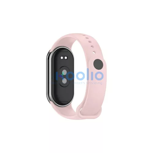 Beline Simple Mi Band 10/9/8 készülékhez rózsaszín szíj
